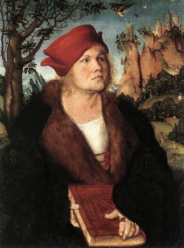 Portrait of Dr. Johannes Cuspinian ff, CRANACH, Lucas the Elder